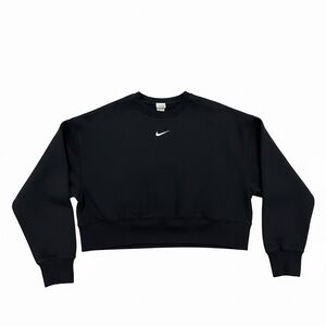 Nike Black Cropped Pullover